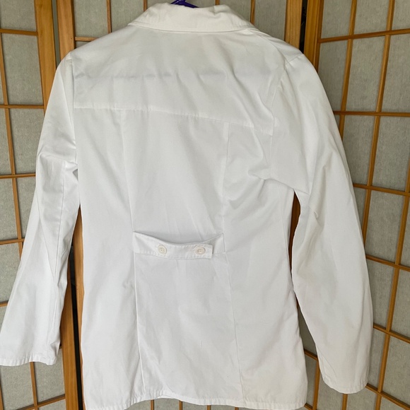 Dickies Women's White Lab Coat, XS - Picture 4 of 4
